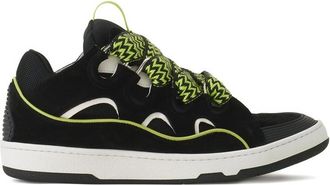 Lanvin Curb Metallic-detail Sneakers