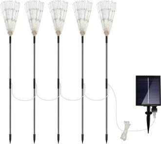 OEM Luz Led Solar Para Jard&iacute;n, Fuegos Artificiales Solares, Iluminaci&oacute;n Solar Para Exteriores, Luz Solar Impermeable Con Forma De Diente De Le&oacute;n Para Jard