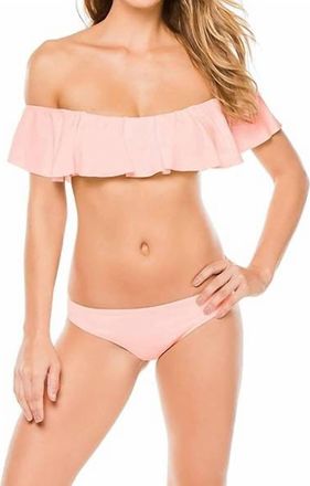 Eberjey So Solid Coco Bikini Bottom In Rosepuff