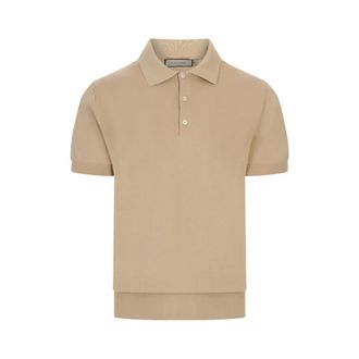 Canali Polo Shirts, male, Brown, Size: 2XL KNT