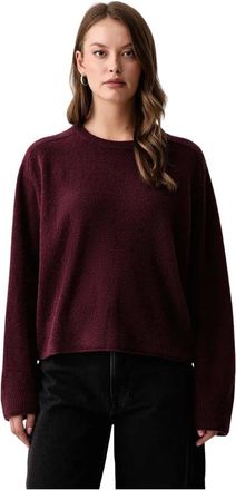 Marc O'Polo Gebreide trui met ronde hals - Dames - Truien - Rood - Maat: XS Wol