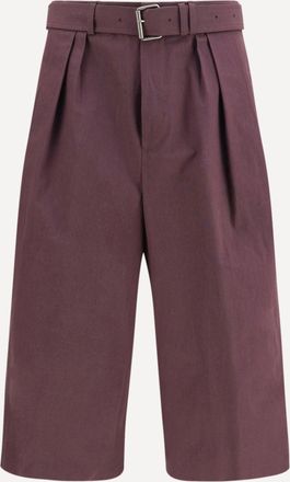 Dries Van Noten Shorts in popeline di cotone Man 50