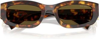 Miu Miu Sunglasses, female, Brown, Size: 53 MM Mub04S Sunglasses