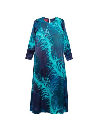 F.R.S. F. R.S. Womens Printed Silk Dress