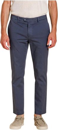 Mason's New York Chino Broek - Heren - Chinos - Blauw - L - Katoen - Broeken