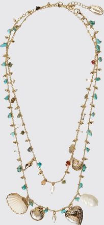 Twinset Collana multifili con perle e conchiglie Twinset