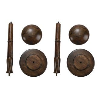 OEM 2 Soportes De Madera Vintage Para Sombreros Y Pelucas