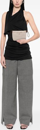 Herm&egrave;s Pre-owned Womens Toile And Barenia Fourbi 20 Pouch - Ivory Textile - One Size