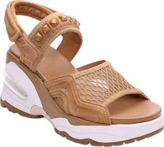 Ash Womens Diva Wedge Sandal In Moka Mou