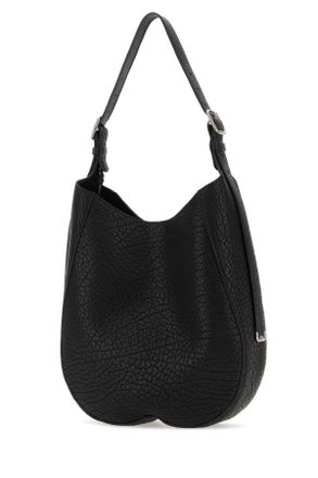 Burberry Womens Black Leather Medium Chess Shoulder Bag Borse A Mano
