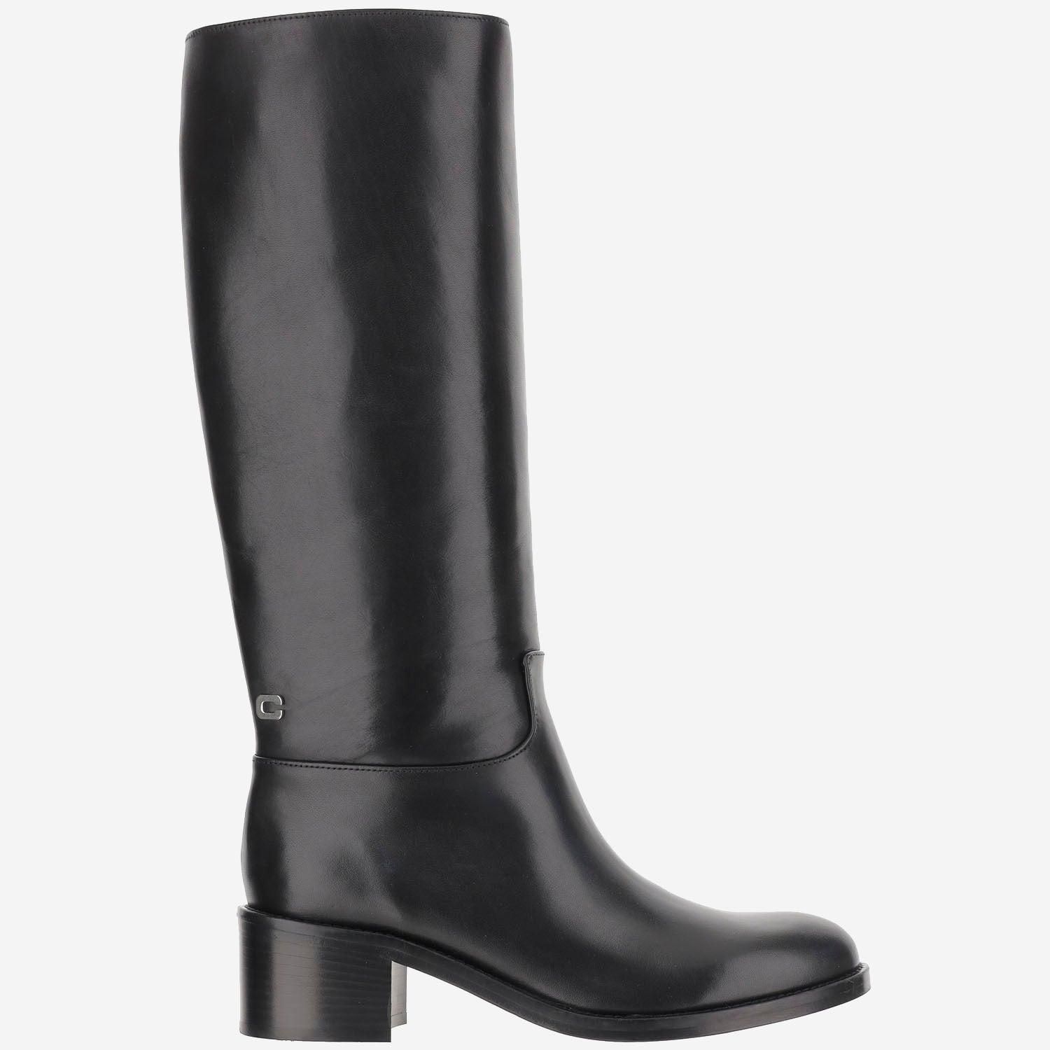 ショートブーツ・ブーティ CAREL Donna Boots - Carel - Patent Leather - Khaki/black Donna - Bottines cuir imprimé multicolore | Carel Paris