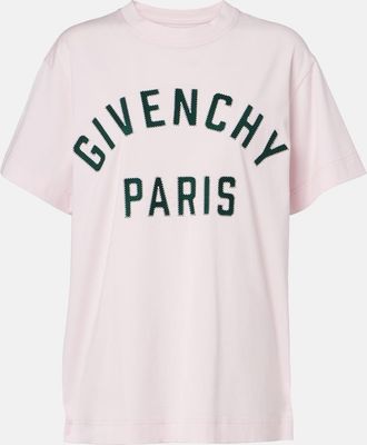 Givenchy Logo appliqu&eacute; cotton T-shirt