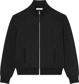 Givenchy Jassen, Heren, Zwart, XL, Gewatteerde Rits Trui