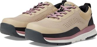 Bogs Womens Bogs Sandstone Sneakers Taupe Composite Safety Toe Work Shoes UWU123