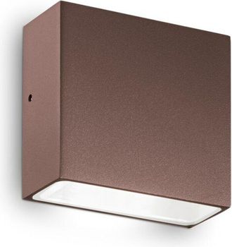Ideal Lux Tetris-1 - L&aacute;mpara Downlight De Pared Exterior 1 Light Coffee Ip44, G9 - Ideal Lux