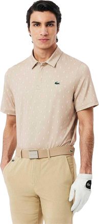 Lacoste Heren UV-bescherming Regular Poloshirt (Beige)