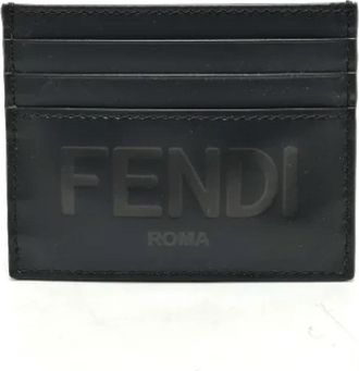 Fendi Pre-owned Leather home-office - unisex - Vintage Accessoires - Zwart - ONE Size - Vintage