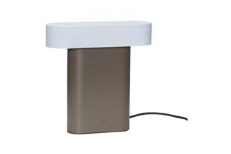 H&uuml;bsch L&aacute;mpara de sobremesa de metal marr&oacute;n