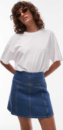 & Other Stories Minigonna in denim blu medio a pannelli