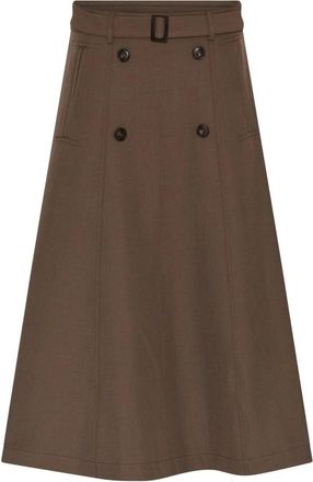Bruuns Bazaar Falda Medemia BBTuri - Skirts - Mujer - Marr&oacute;n - 2XL