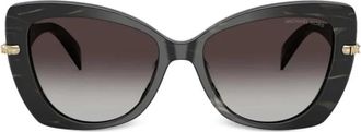 Michael Kors Zonnebril - Dames - Zonnebrillen - Zwart - 55 MM - Accessoires