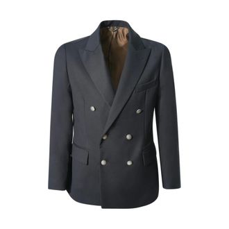 Reveres 1949 Blazers, male, Blue, 2XL, Reveres Jackets Blue