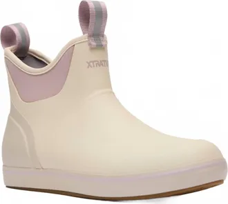 Xtratuf Womens Ankle Deck Boots In Ivory