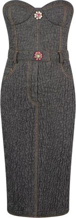 Moschino Mujer, Vestidos, Gris, Talla: S