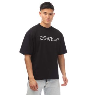 Off-white Off White T-shirt met groot logo voor heren in zwart