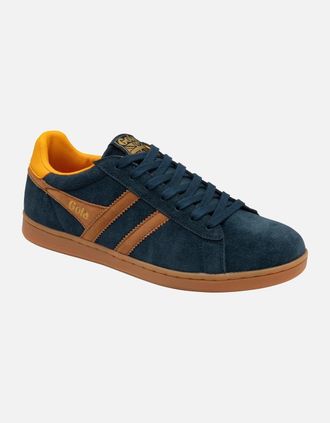 Gola Mens Equipe II Suede Mens Trainers - Navy - Size: 10