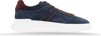 Hogan Suede Lace-Up Mens Trainers
