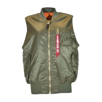 Alpha Industries Coats - Heren - Bodywarmers - Groen - S - Jassen