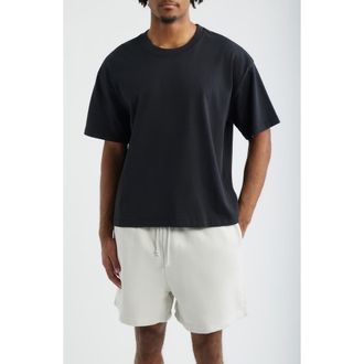 Elwood Crop Hill Tee in Vintage Black at Nordstrom, Size X-Large
