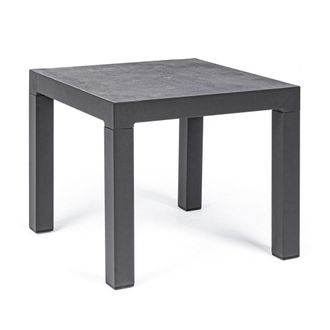 Konte Design Mesita de jard&iacute;n con tablero de cer&aacute;mica y estructura de aluminio
