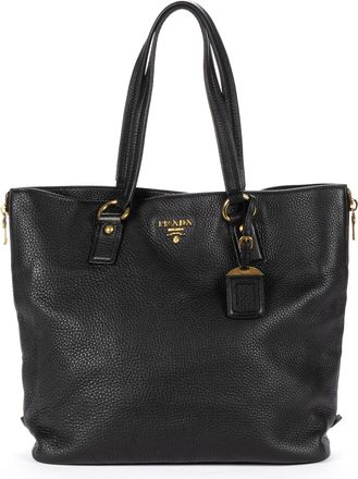 Prada Pre-owned Womens 2-Way Tote Shoulder Bag - Black - One Size