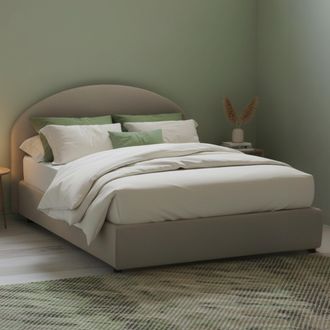 Talamo Italia Talamo Italia - Cama De Plaza Y Media Clotilde, Cama Contenedor Con Tapizado En Ecopiel, 100% Made In Italy, Apertura Frontal, Adecuado Para Colch&oacute;n C