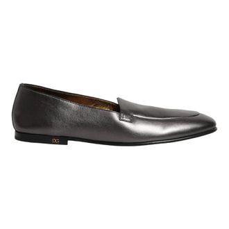 Dolce & Gabbana Loafers, male, Gray, Size: 10 US Loafers casual shoes