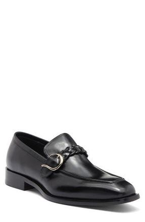 Maison Forte Milos Braided Strap Loafer in Black at Nordstrom Rack, Size 10.5