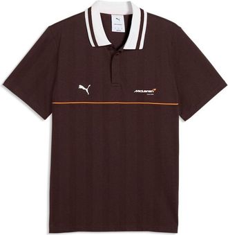 Puma x McLAREN RACING Jacquard Polo Chocolate Fondue 637876-05
