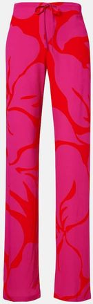 Dries Van Noten Floral straight pants