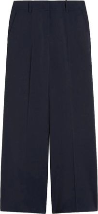 Weekend Dames, Broeken, Blauw, Maat: M Wol