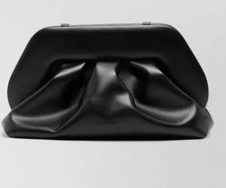 Themoir&egrave; bios medium vegan leather ruched clutch bag