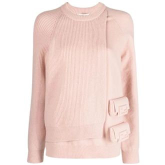 Fendi Jersey de Bolsillos Utilitarios en Capas - Knitwear - Mujer - Rosa - S