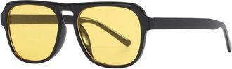 Generic Vintage Retro Style Men Sunglasses Shape Sunglasses For Women Playing For Womens Sun Glasses,Black Yellow 2026
