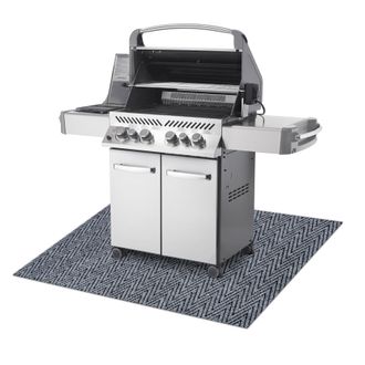 RugsX Rugsx - Magnus 2954 Estera Protectora Para Parrilla Para Terraza, Exterior - Gris Grey 100x200 Cm