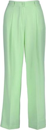 Am&eacute;lie & Am&eacute;lie Amy Broek - Dames - Straight fit broeken - Groen - XL - Broeken