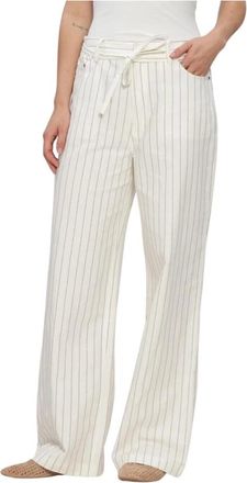 Second Female Broeken, Dames, Beige, S, Ciliss Jeans