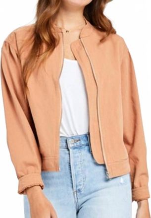 Gentle Fawn Barton Utility-Inspired Jacket In Dusted Clay
