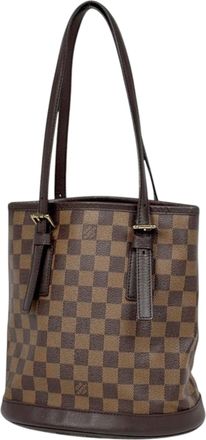 Louis Vuitton Brown Damier Canvas Tote Bag (Pre-Owned)