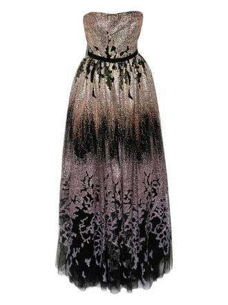 Saiid Kobeisy Long Embellished Gown